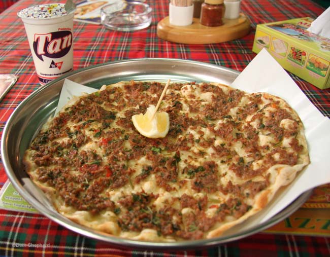 Lamajoun Armenian pizza