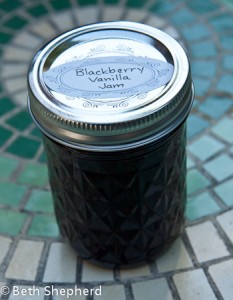 Blackberry-vanilla jam