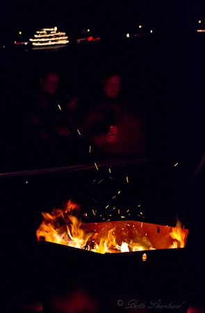 Bonfire at Madison Park Beach