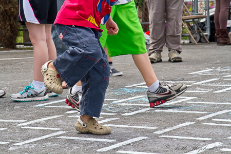 Hopscotch CD doing the hop