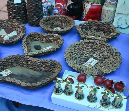 Armenian peach pit bowl