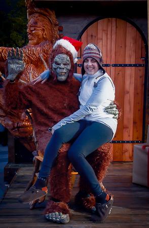 Meeting the sasquatch with Mama