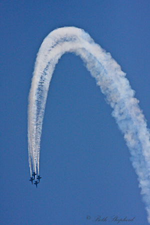 Blue Angels in the sky