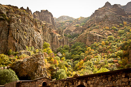 Geghard Armenia autumn