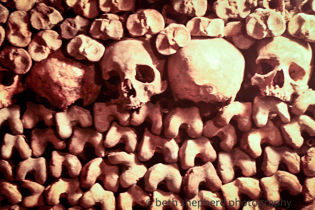 Skulls in Les Catacombes